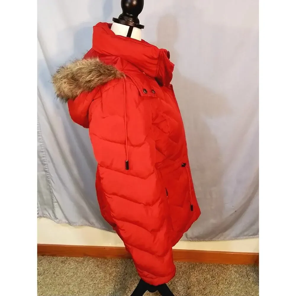 Kenneth Cole Reaction  red winter coat.